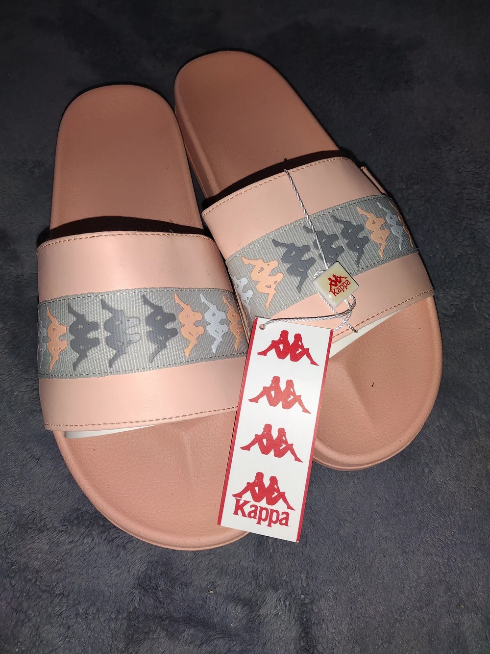 New With Box Kappa Pink Slide Sandals Sz 13